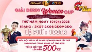 Thông báo giải Derby Women cup tại CPC1 ngày 10/04/2025